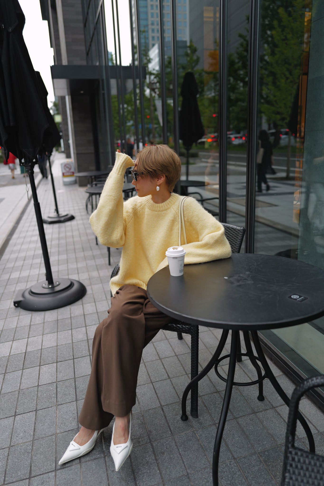 オーバーサイズニット【YELLOW】