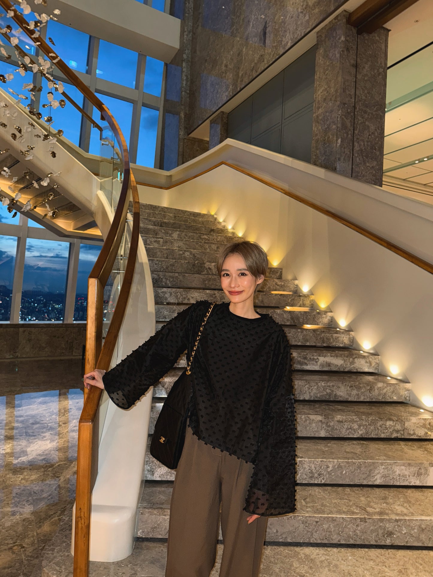 ドットシアートップス【BLACK】