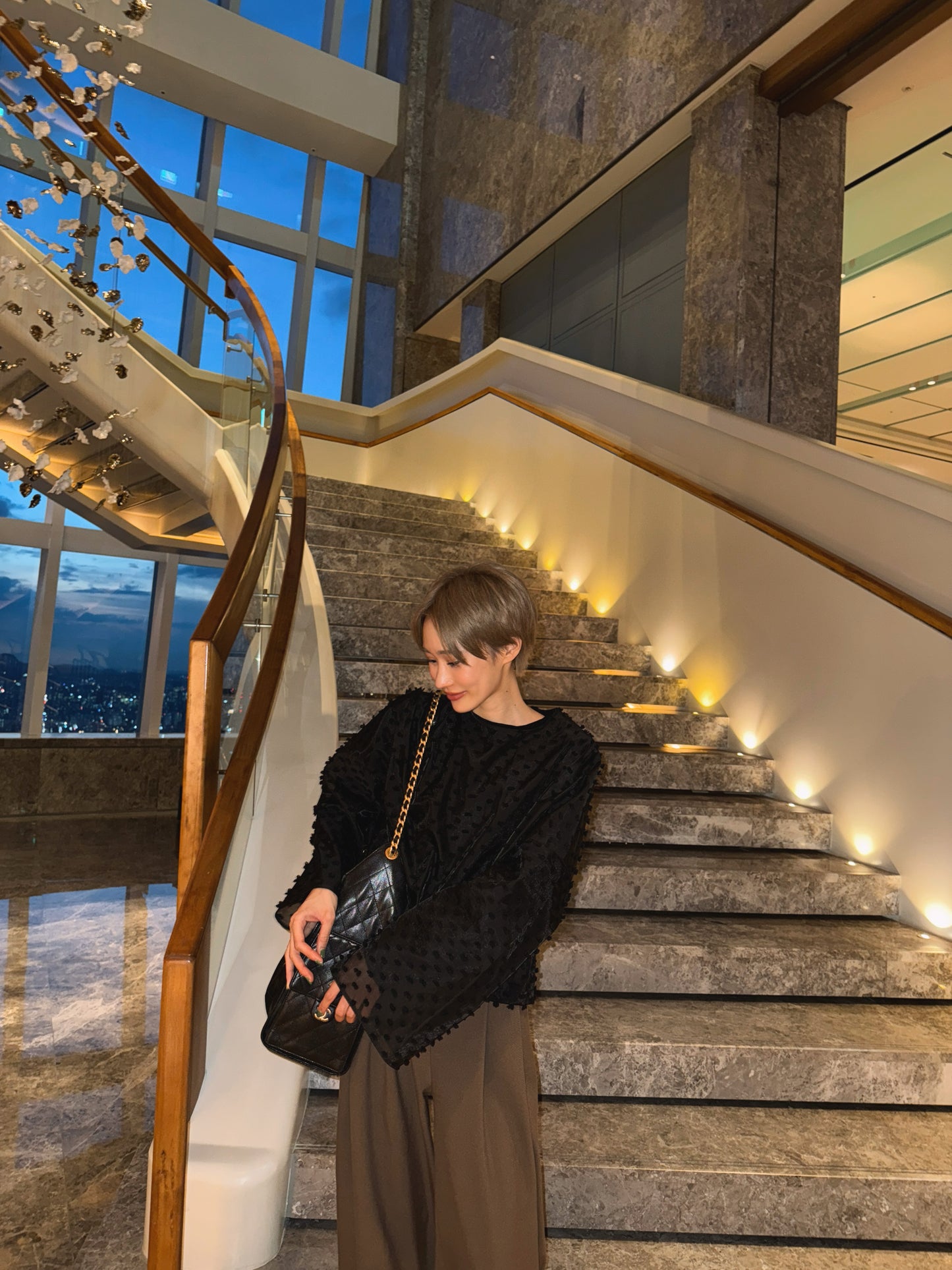 ドットシアートップス【BLACK】