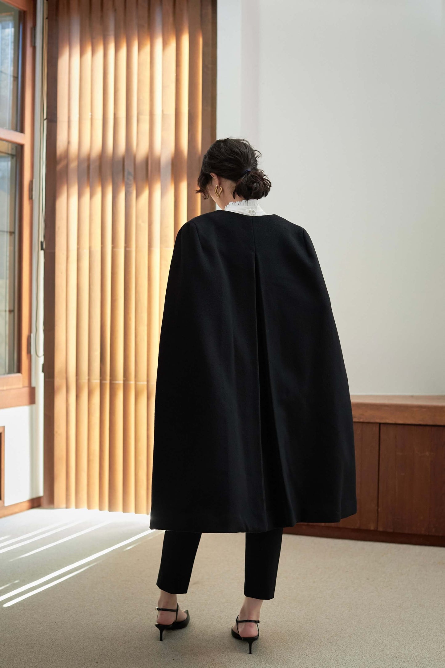 Poncho Coat [BLACK]