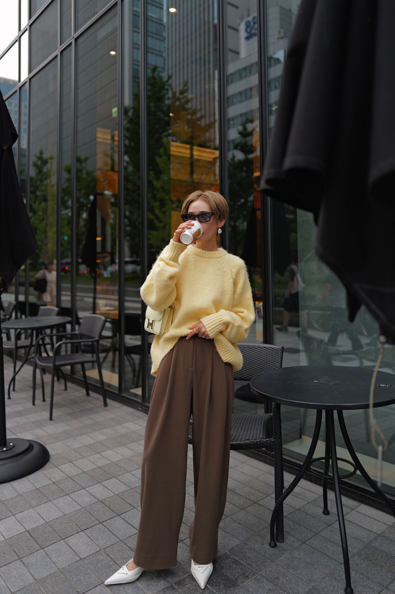 オーバーサイズニット【YELLOW】