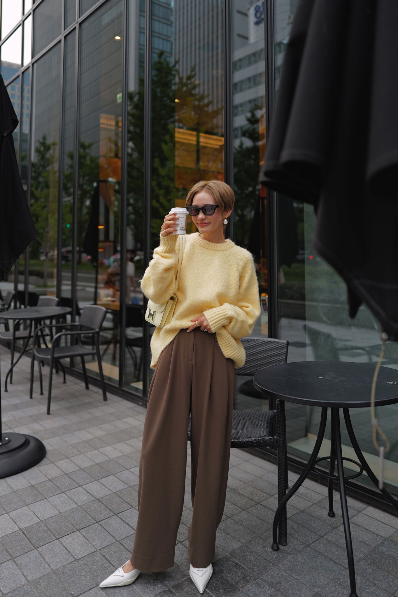 オーバーサイズニット【YELLOW】