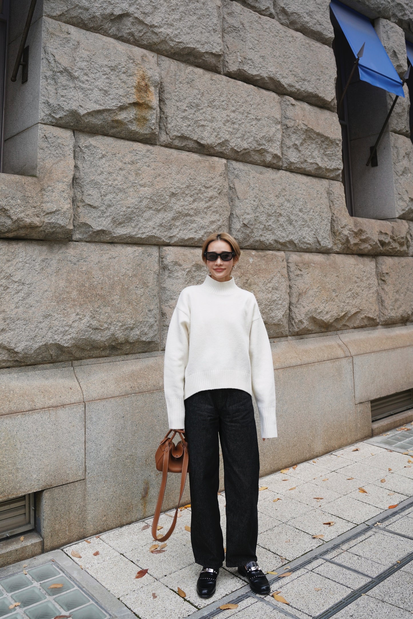 タートルニット【WHITE】