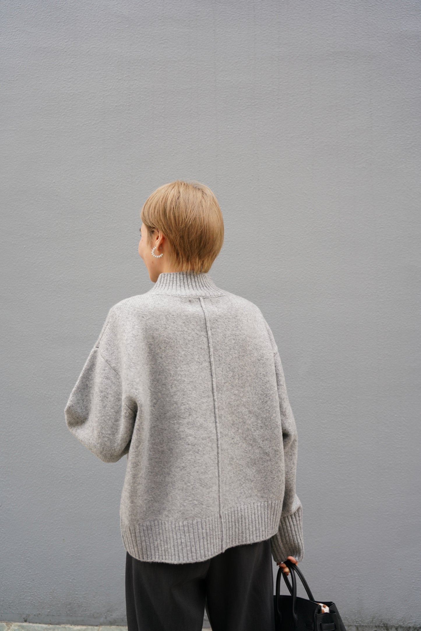 タートルニット【GRAY】