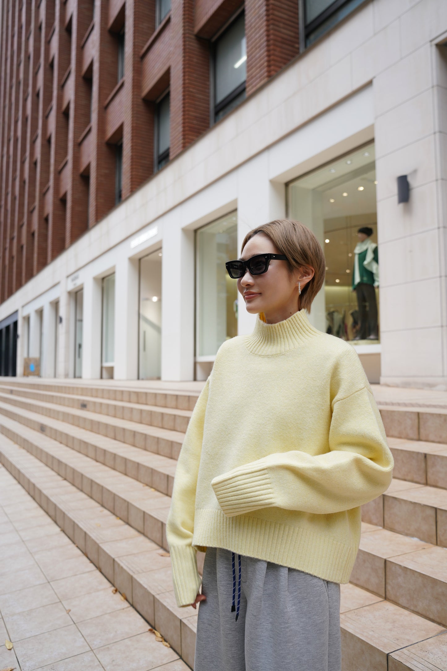 タートルニット【YELLOW】