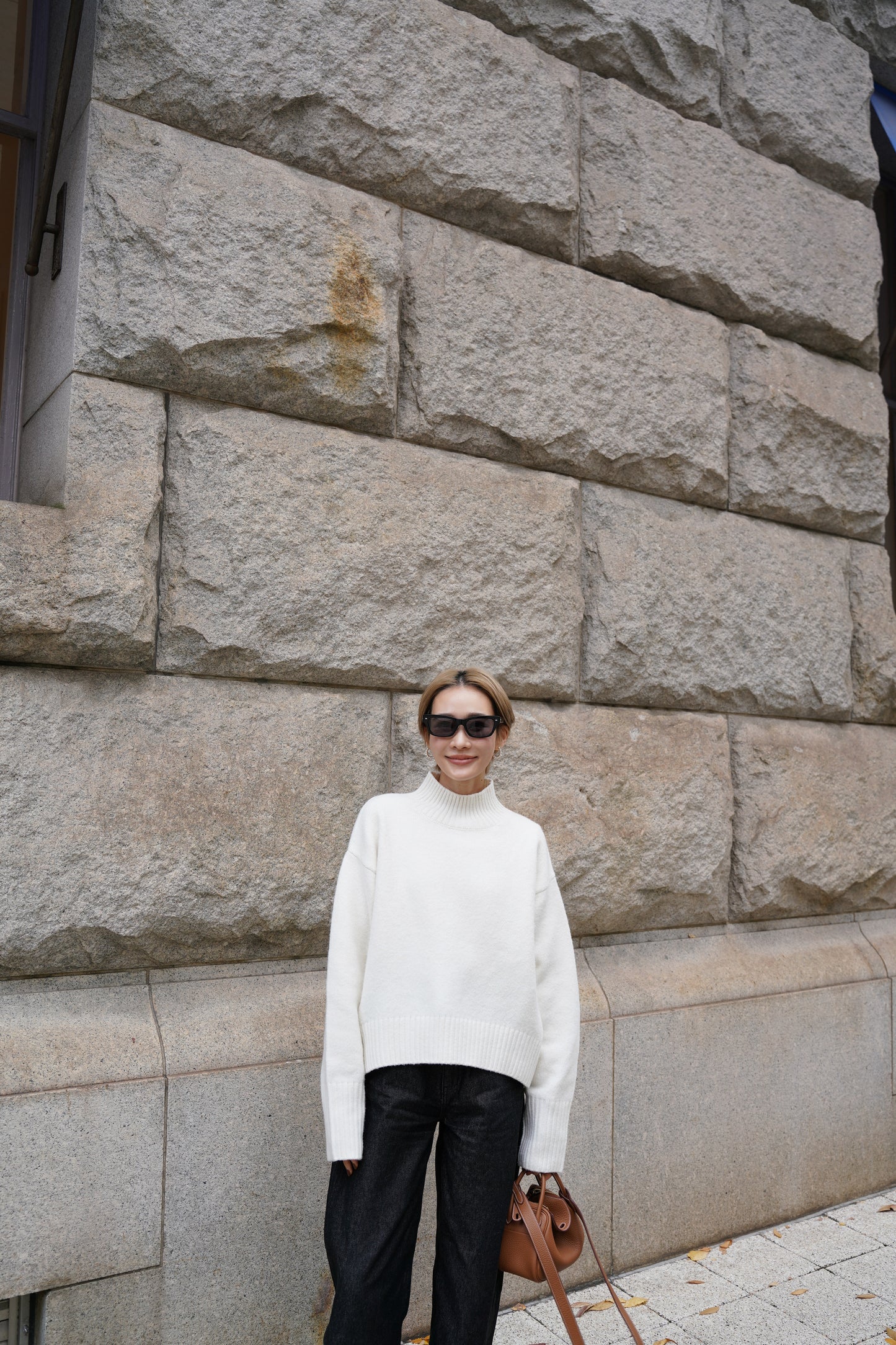 タートルニット【WHITE】