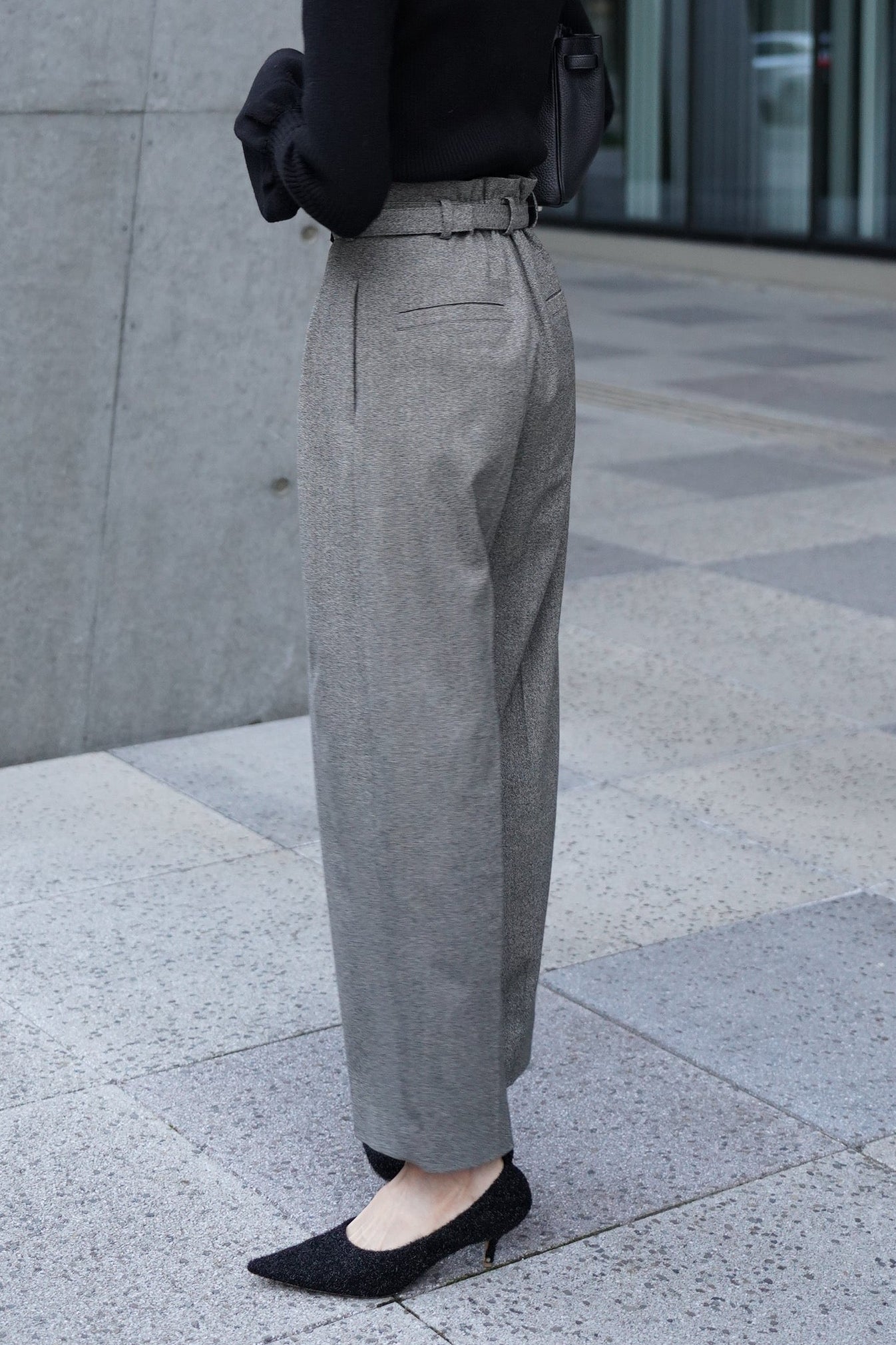 ツイードコクーンPT【GRAY】