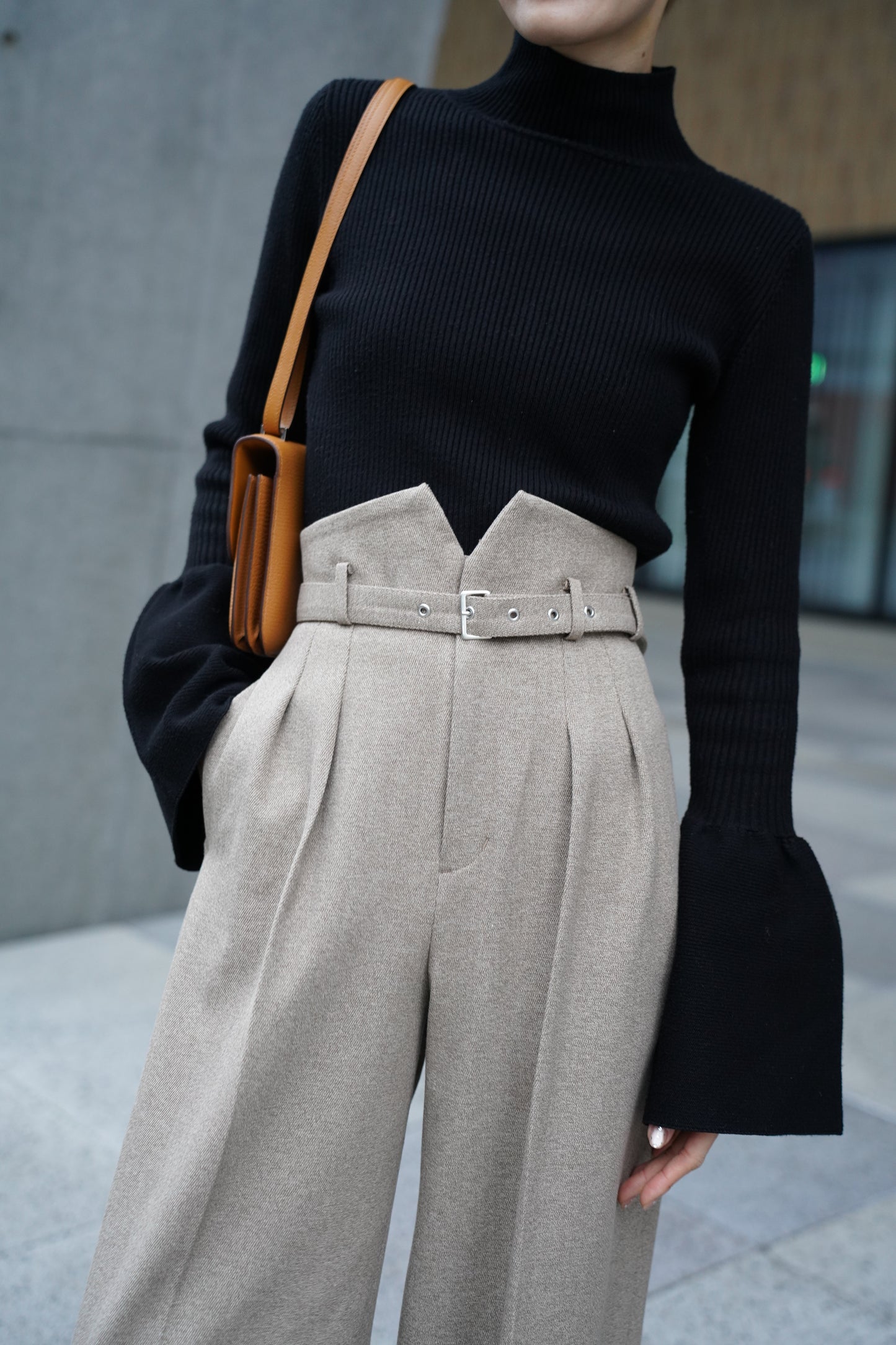 ツイードコクーンPT【BEIGE】