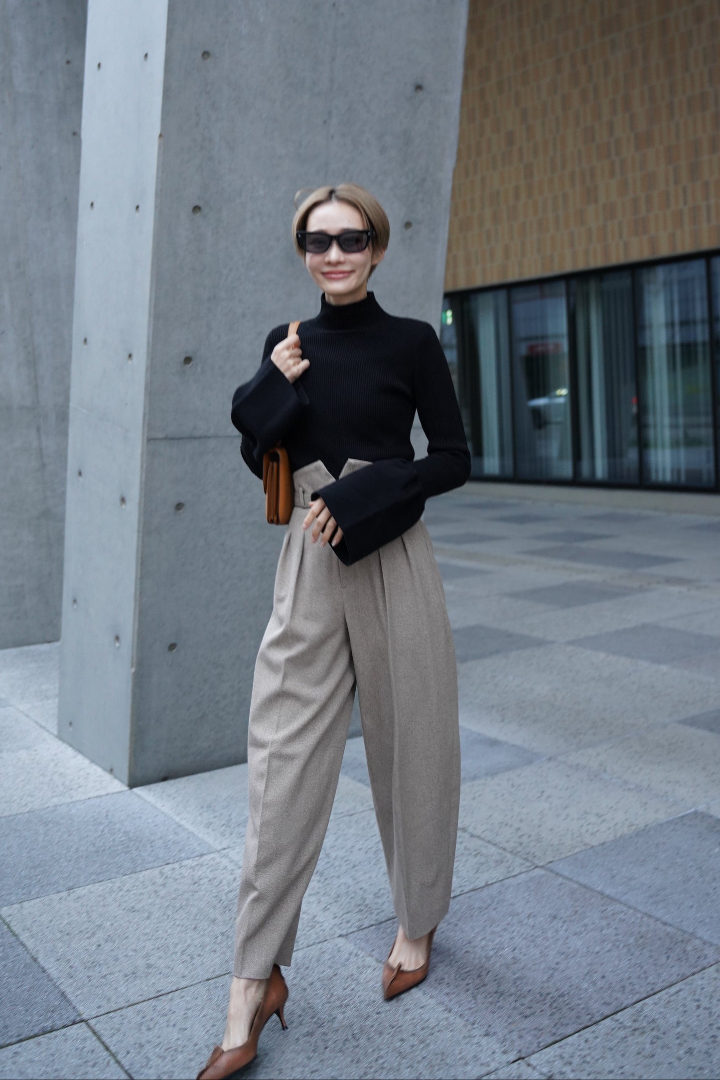 ツイードコクーンPT【BEIGE】