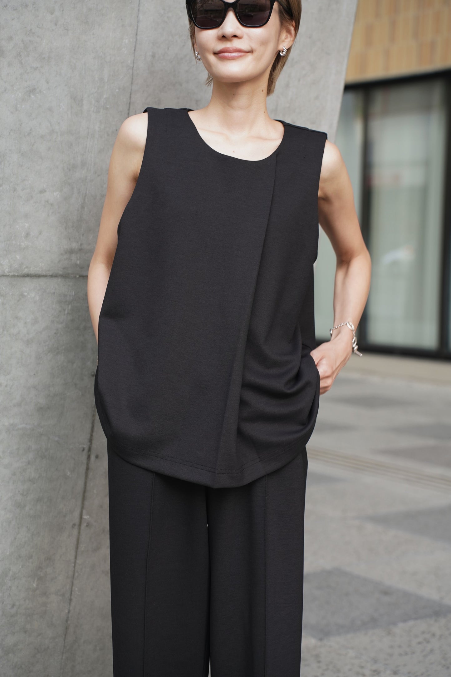 イージータックトップス【BLACK】