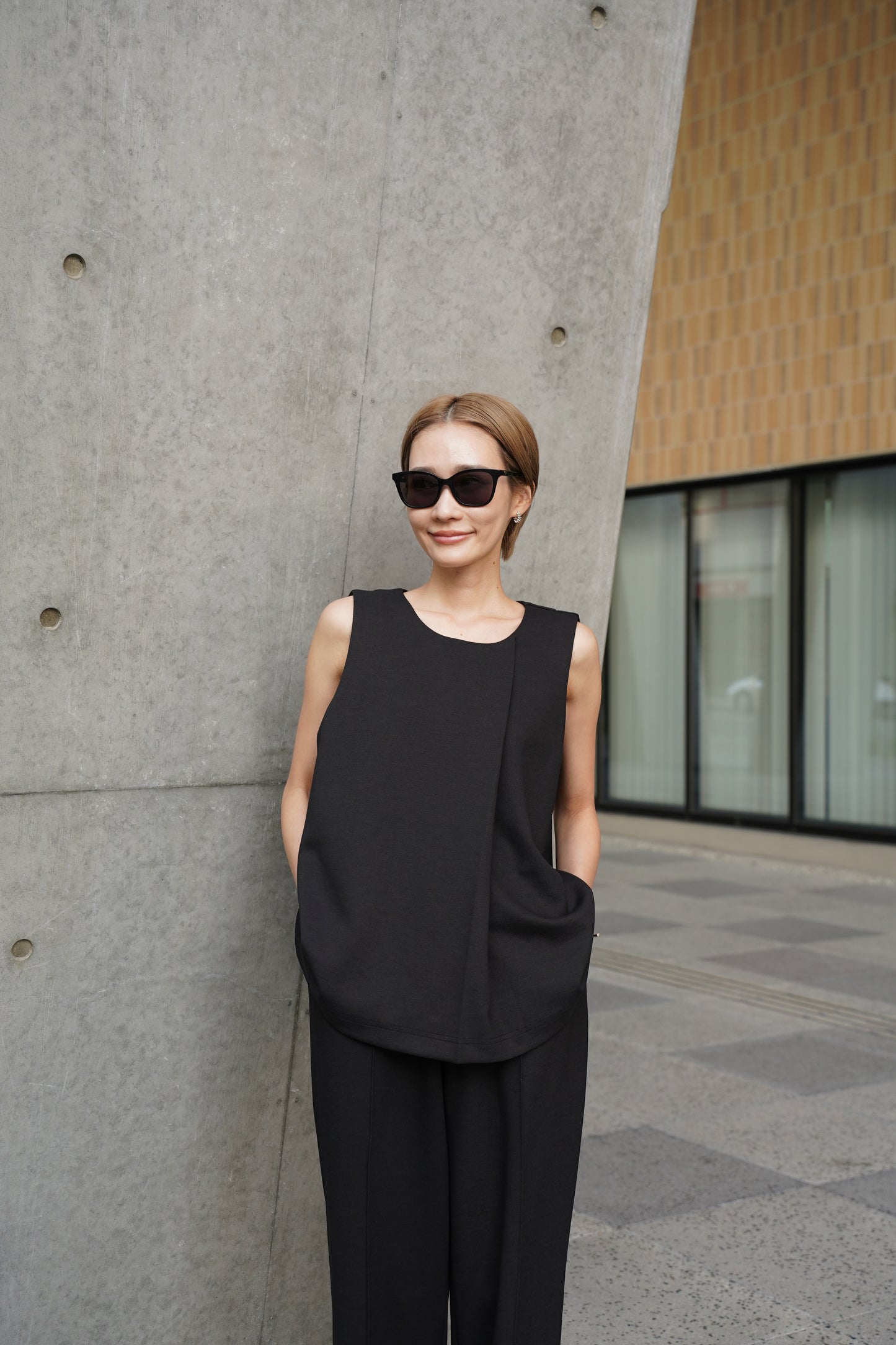 イージータックトップス【BLACK】